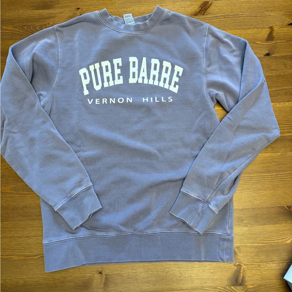 Pure Barre Vernon Hills Sweatshirt - purple